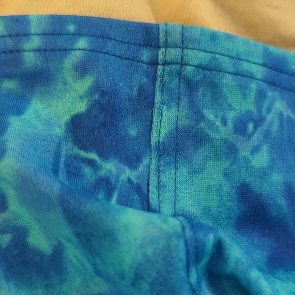 Women's‎ vintage Baltex blue tie dye tankini top size 12 - Picture 6 of 6